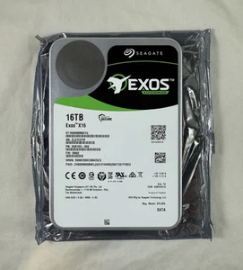 Seagate EXOS X16 ST16000NM001G 16TB 256MB 7200rpm 3.5" SATA 6Gb/s Enterprise HDD - Afbeelding 1 van 6