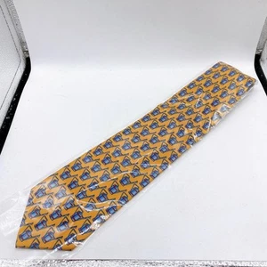 Gucci Orange Tie Men's Silk Necktie Excellent Condition - Picture 1 of 3