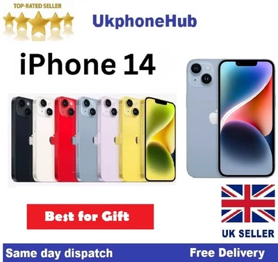 Brand New Sealed Apple iPhone 14 -128GB Unlocked Smartphone with Apple Warranty - Image 1 of 4