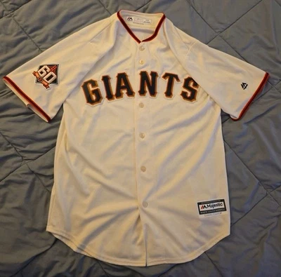 Camiseta mediana 60 aniversario 2018 de los Gigantes de San Francisco Madison Bumgarner 40 Foto 1 de 4