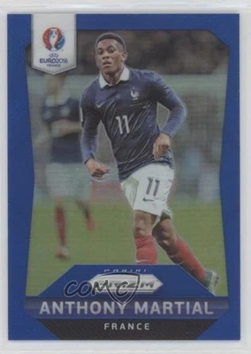 2016 Panini Prizm UEFA Euro Blue Prizm /249 Anthony Martial #10 - Image 1 of 2