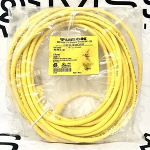 Turck RSM RKM 40-10M Cordset M12 4-Pin Male/Female 10M Cable New Industrial - Picture 1 of 5
