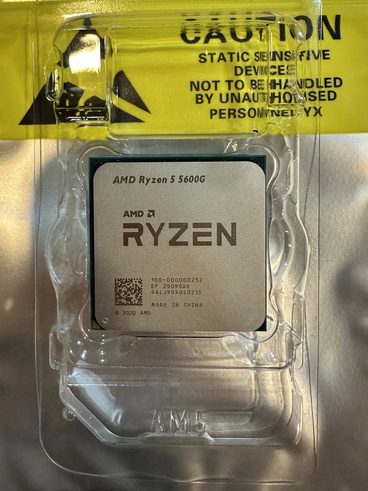 Ryzen 5 5600G AM4 CPU with Built-In Graphics Processor  - New Tray Pack - Image 1 of 4