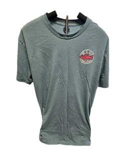 Maui And Sons Shark Celadon Aqua Green Blue TShirt Men’s Extra Large Hawaii Surf - Picture 1 of 8