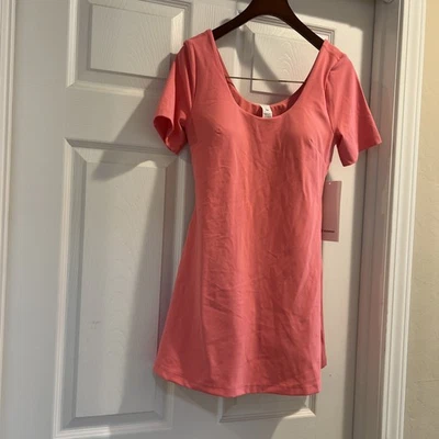 Nuevo con etiquetas Vestido Lululemon Align Manga Corta Nulu Sakura Rosa Talla: 6 Foto 1 de 4