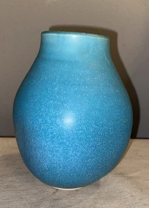 Charles Pearson Studio Pottery Vase Key West Türkis Blau Vase 6" - Bild 1 von 6