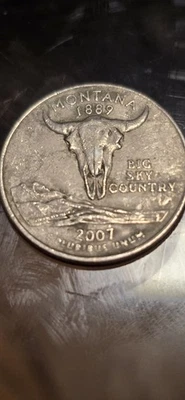 2007 D Montana State Quarter Circulated Free Shipping - Image 1 of 4