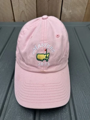 Gorra Masters American Needle 2023 con correa trasera rosa ajustable para papá Foto 1 de 4