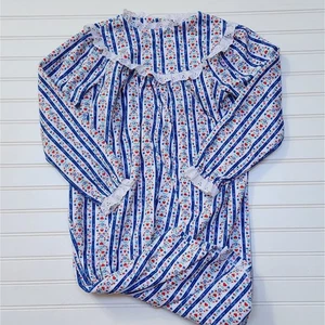 Lanz of Salzburg Girls Flannel Nightgown - Picture 1 of 5