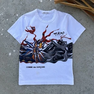 Kids Comme Des Garçons X Taro Streetwear Graphic Art Tee - Picture 1 of 4