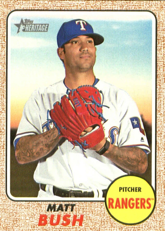 2017 Topps Heritage Baseball Card #699 Matt Bush - Image 1 of 1