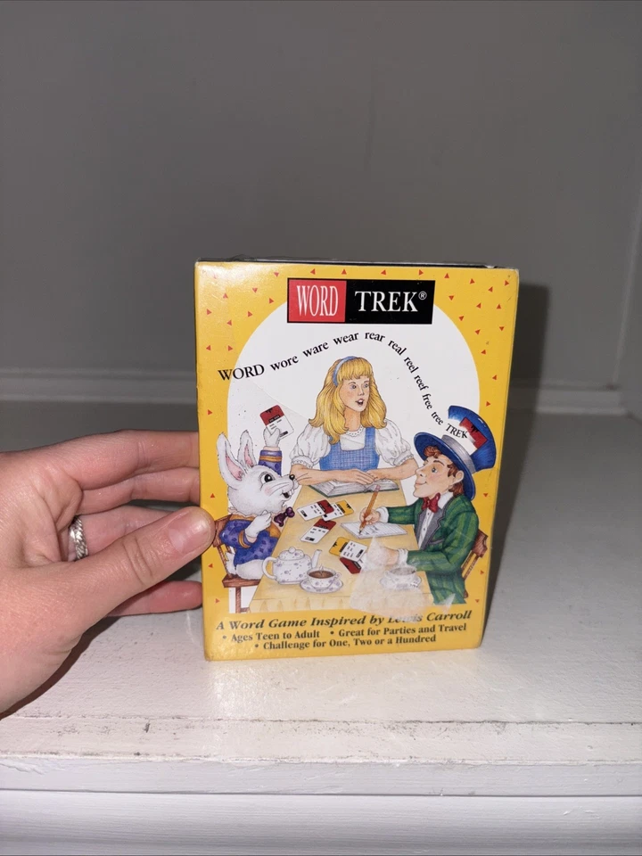 WORD TREK A Challenging Word Game Inspired By Lewis Carroll Vintage 1993 - Image 1 of 4