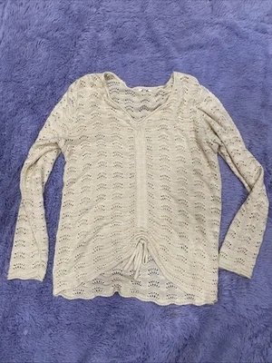 Suéter para mujer Maurices color crema tejido manga larga talla XXL Foto 1 de 4