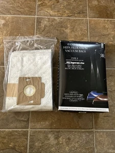 11 x Riccar RFH-6 Typ F Supralite HEPA-Filtrations-Vakuumbeutel Original offene Verpackung - Bild 1 von 11