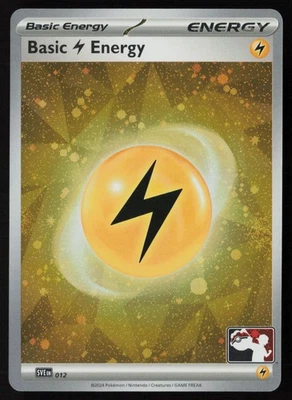 Pokemon Basic Lightning Energy - (Cosmos Holo) 012 Prize Pack Series Cards - NM - Image 1 of 2