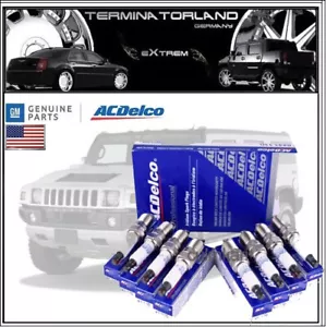 🇩🇪 HUMMER H2 AcDelco Zündkerzen Cadillac Escalade Tahoe TrailBlazer Avalanche - Picture 1 of 9