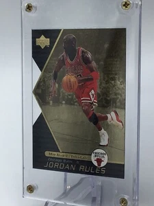 1998-99 Upper Deck Ovation MICHAEL JORDAN Jordan Rules Gold Die-Cut #J12 - Picture 1 of 3