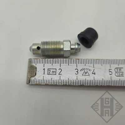 Entlüftungsschraube Entlüfterschraube Entlüftungsnippel M10x1 mm 31mm lang - Bild 1 von 2