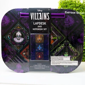 Disney Villains Tablet Holder Lap Desk & Notebook Set - 19" x 14.75" Evil Queen - Picture 1 of 6