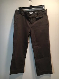 Calvin Klein "Riley" Women's Green Capri Pants Size 6 - Picture 1 of 3