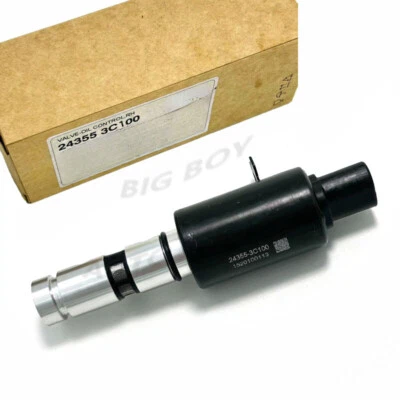 Válvula de control de aceite del motor del árbol de levas VVT solenoide 24355-3C100 para Kia Sedona 06-10 Foto 1 de 4
