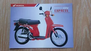 HONDA City Express Sales Brochure poster.New old stock.30 x 21cm - Picture 1 of 3