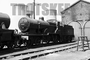 35mm Negative BR British Railways Steam Loco 40657 Class 2P-G Willesden 1961