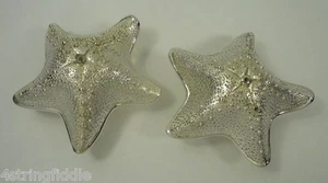 Lenox Silver Plated Starfish Salt & Pepper Shakers - Picture 1 of 3