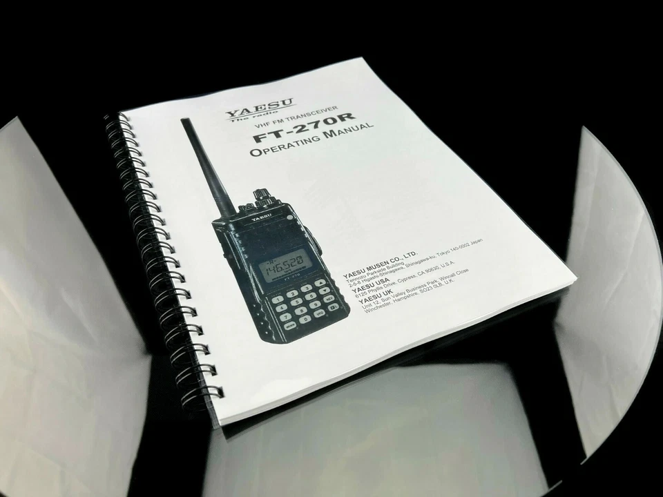Yaesu FT-270R Manual: VHF FM Transceiver Operating Users Guide - 88 Pages - Image 1 of 1