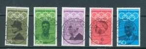 BRD Bund Mi-Nr. 561-565 zentrisch gestempelt - Vollstempel Frankfurt + Gummi - Bild 1 von 1