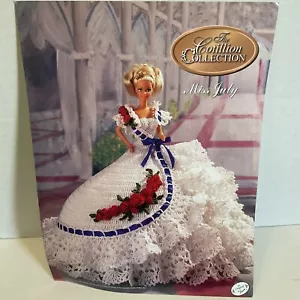 Bed Doll Society The Cotillion Fashion Doll Crochet Pattern Miss July - Picture 1 of 3