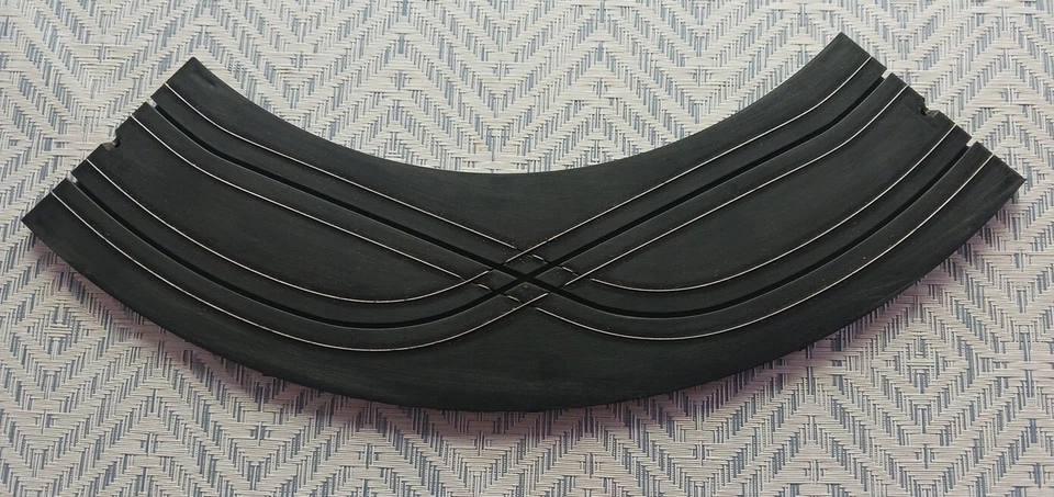 1 pieza Aurora Modelo Motor T-Jet Ranura Coche Curvo Crossover Bloqueo y Carpintero #1513 Foto 1 de 4