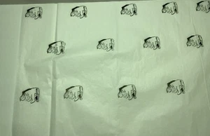 EEYORE "I'm Eeyore" SEIDENPAPIER handgestempelt Gr8 4 Geschenk K@@L KOSTENLOSER VERSAND - Bild 1 von 2