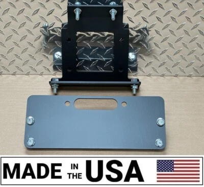 [SR] Winch Mounting Mount Bracket Plate Kit 2016-2025 Yamaha YXZ 1000R YXZ1000R - Image 1 of 4