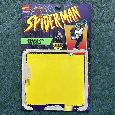 Punisher Card Only Spiderman Animated Series Action Figure (1995) Immobilizing A - Image 1 of 2