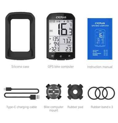 CYCPLUS M1 GPS Bicycle Computer BLE 5.0 ANT+ Cycle Ciclismo Kilometer Counters - Image 1 of 4