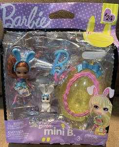 BARBIE MINI B. #24 RED HAIR EASTER EGG & BUNNY SUPER CUTE!! - Picture 1 of 2