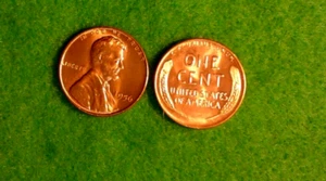 1956 - P Lincoln Wheat Cent BU Red Nice US Coin Free Shipping - Picture 1 of 1