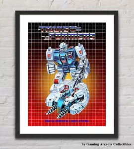 Transformers G1 1985 Twin Twist Box Artwork Glossy Retro Poster Unframed T0034 - Picture 1 of 6