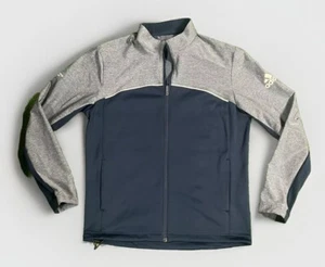 Adidas Men's Go-To Golf Jacket - Sz Men’s Medium - Navy Blue Full Zip Comfy Warm - Picture 1 of 13