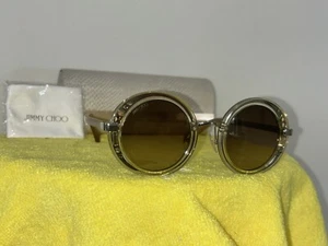 Authentic Jimmy Choo GEM/S Round Sunglasses STUNNING - Picture 1 of 7