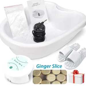 Professionelle Ionen Fußbad Detox Spa Reinigungsmaschine für Zuhause mit Ingwerscheibe - Bild 1 von 6
