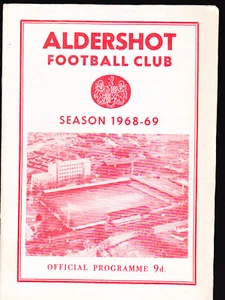 1968/69 ALDERSHOT V CHESTERFIELD 15-02-1969 Division 4 - Picture 1 of 1