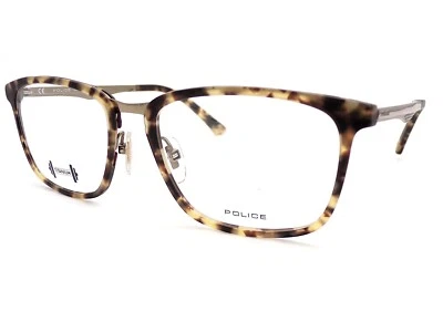 Police Glasses Frame Blackbird TI 2 Gold/ Brown Tortoise 52mm VPL684 741M - Image 1 of 4