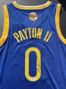 Gary Payton II Signed Autographed Golden State Warriors Jersey Finals Psa/Dna - Picture 1 of 4