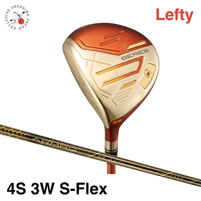HONMA Beres 09 Lefty Fairway Wood Club 3W 15° ARMRQ FX 4S 4Star S-Flex 2024 MTO - Image 1 of 4