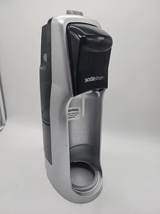 Sodastream JET Soda Maker macchina per acqua frizzante nero argento NO BOTTIGLIA DI CO2 a goccia - Foto 1 di 13