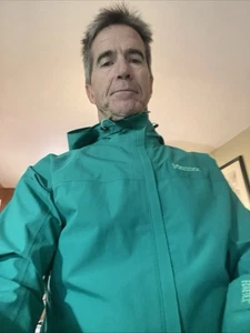 Marmot Gortex Medium Blue Black Ski Jacket - Picture 1 of 10
