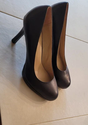 Bomba de tacón alto Naturalizer Celina charol negro para mujer EE. UU. 8 1/2 ancho Foto 1 de 4