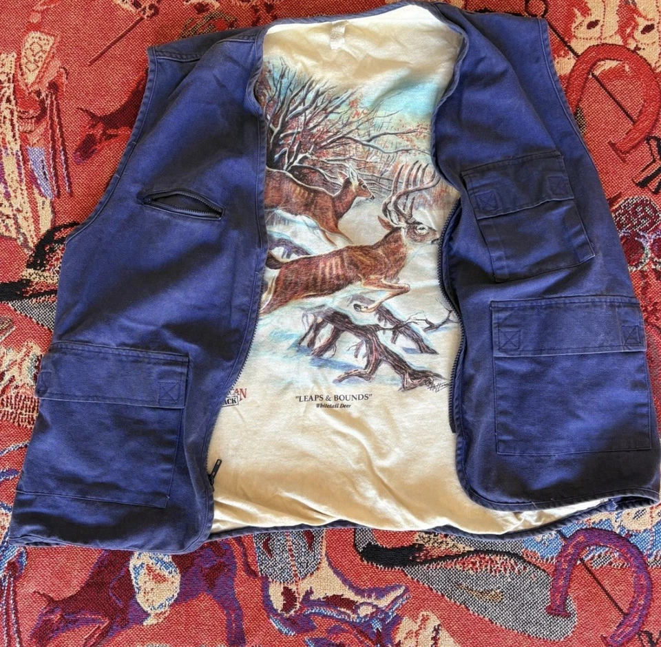 Chaleco de caza American Outback vintage talla grande Foto 1 de 3